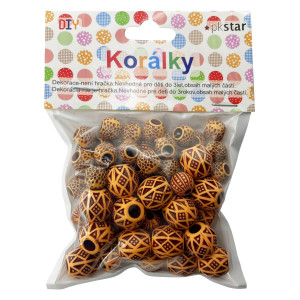 Korálky plast.10,12,15mm-60ks PK510-39